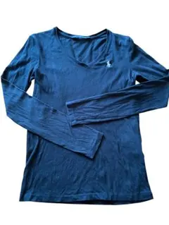 Ralph Lauren Sport ブラック Vネック Tシャツ S