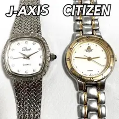 J-AXIS Dudeシチズン アバロン レディース 腕時計 クォーツ 2点
