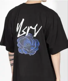 【美品】MONSTER REPUBLIC フラワーミッドナイトブルーTシャツ