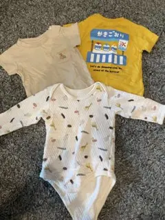 ベビー服セット（ロンパース＆Tシャツ）