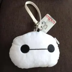 ベイマックス　パスケース　リール付　ぬいぐるみチャーム　バッグチャーム　ディズニ