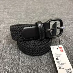 即決 新品 UNIQLO ユニクロ レザーコンビネーションメッシュベルト