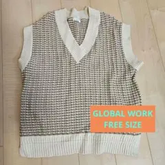 GLOBAL WORK　ニットベスト