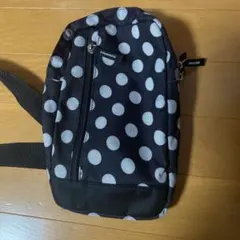 ドット柄ショルダーバッグ