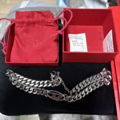 DIESEL シルバーチェーンネックレス