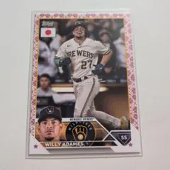 topps mlb Japan willy adames 桜パラレル