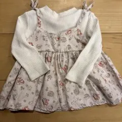 花柄　トップス