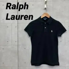 Ralph Lauren ラルフローレン ポロシャツ ロゴ 刺繍 M 黒のサムネイル