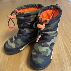 グラビス　キッズ　ウィンターブーツ　スノーブーツ　CAMO 20cm 迷彩