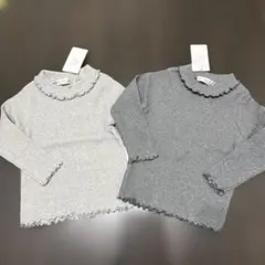 エバークローゼット　リブタートルネック　2枚セット