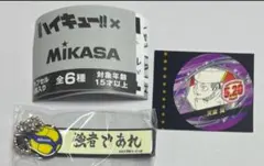 ハイキュー‼︎ MIKASA 横断幕キーチェーン【おまけ】天童覚ステッカー