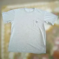 ノースフェイスポケットハーフスリーブTシャツ 。グレーメンズサイズМ。