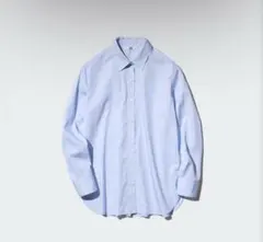 UNIQLO コットン シャツ M ブルー