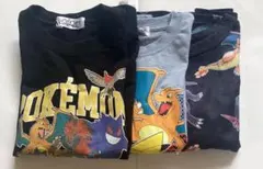 しまむら　キッズ服　ポケモン　120サイズ　ロンT トップス　3枚　まとめ売り