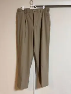 475566 タックワイドパンツ　L ユニクロ