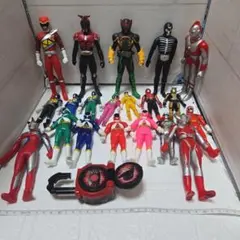 戦隊ヒーロー 仮面ライダー ウルトラマン ソフビ まとめ売りのサムネイル