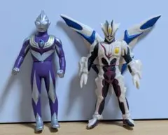 食玩 ウルトラマン対決セット ウルトラマンティガVSキリエロイドⅡ 11cm