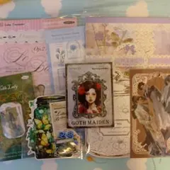 コラージュ素材　９点まとめ売り