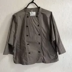 LOISIR カーキドルマンスリーブ七分袖ジャケット　Mサイズ