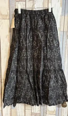 【chocol raffine robe】インド製品　ジャガードロングスカート