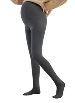 【美品】Joyancejt マタニティタイツ コットン ブラック