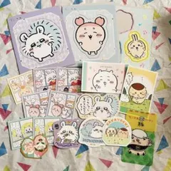 ちいかわ マグネット シール ステッカー カード モモンガ多め 18点セット