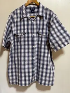 Old Stussy チェックシャツ　90s 紺タグ