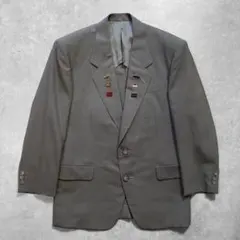 vintage イギリス 生地 Scabal テーラード ジャケット M 灰のサムネイル