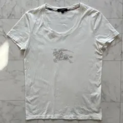 BURBERRY LONDON ホースロゴTシャツ ラメ　三陽商会　コンパクト