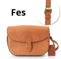 3/25まで【Fes】革ブラウンレザーショルダーバッグ