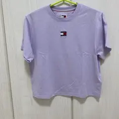 TOMMY JEANS【オンライン限定】ボクシーロゴTシャツ パープルのサムネイル