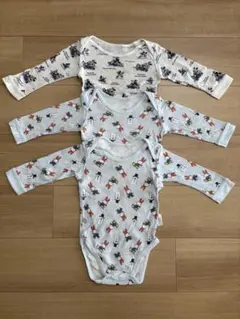 長袖ボディスーツ3枚セット