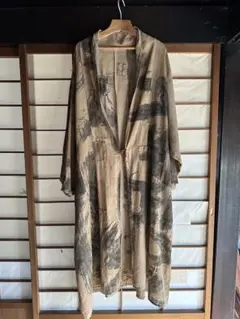 古布蚊帳ロングコート - メルカリ