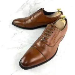 ✨美品✨ LUCIUS ストレートチップ 茶 25.5のサムネイル