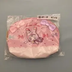 メゾピアノ　一番くじ　ポーチ　ピンク