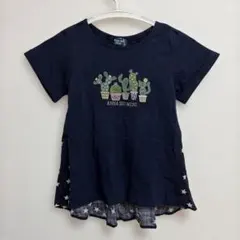 新品未使用　ANNA SUI mini サボテン刺繍 Tシャツ 140cmのサムネイル