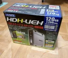 【新品未使用】I-ODATA HDH-UEH120 120GB 外付けHDD HDH-Uシリーズ | USB 2.0/1.1対応 外付型ハードディスク | アイ・オー