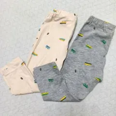 ELFINDOLL CLASSIC 乗り物ベビーレギンス 2枚セット 80cm