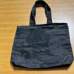 帯リメイクバッグ黒のサムネイル