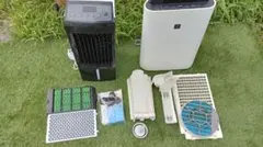 SHARP 加湿空気清浄機 KC-D50＋冷風扇 リモコン付き エアコン補助 SHARP 加湿空気清浄機 KC-D50＋冷風扇 リモコン付き エアコン補助