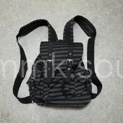 Y2K archive 00s grunge design bag海外ストリート 00s archive grunge stripe print bag y2k - メルカリ