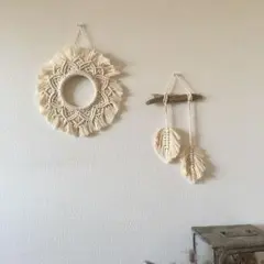 【オーダー受付中】マクラメタペストリー【ラウンドA】
