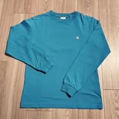 Champion ターコイズ 長袖カットソー Sのサムネイル