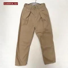 CLASSICAL ELF ハイウェスト　タック　ワイド　テーパードデニム　M