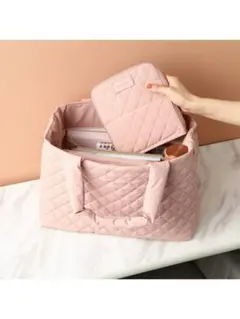 「新品タグ付き」　Francfranc キルティングツールバッグ