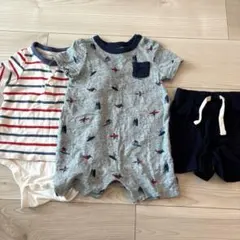 baby GAP3点セット　ロンパース　短パン　6-12ヶ月