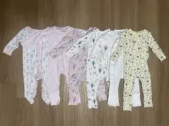 3-6ヶ月 ベビー ロンパース・カバーオール 6点セット(サイズ65cm)