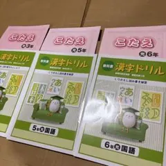 新品！漢字ドリル 3年 5年 6年 光のサムネイル