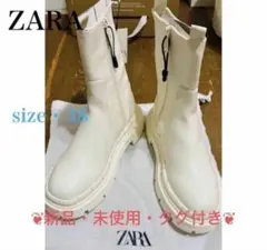 ZARA サイドゴアブーツショートブーツ
