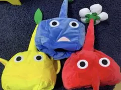 ピクミン　なりきり帽子　3種コンプリートセット